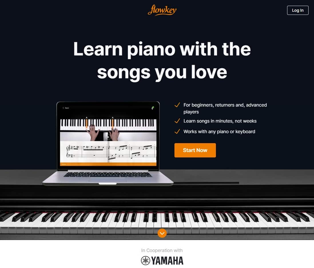 Flowkey Piano Lessons for Beginners