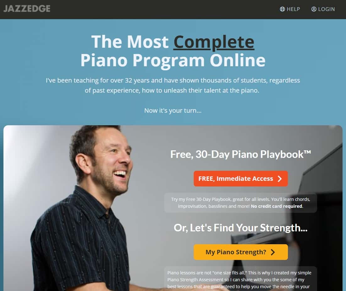 JazzEdge Piano Lessons for Beginners