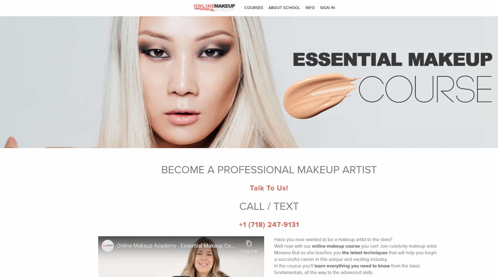 Online Makeup Academy Makeup and Beauty Lessons for Beginners