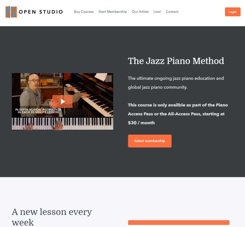 OpenStudioJazz Jazz Piano Lessons for Beginners