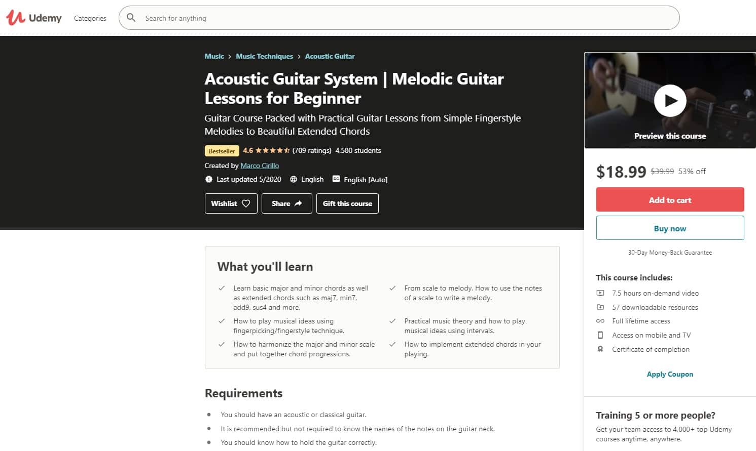 Udemy 1 Acoustic Guitar Lessons for Beginners