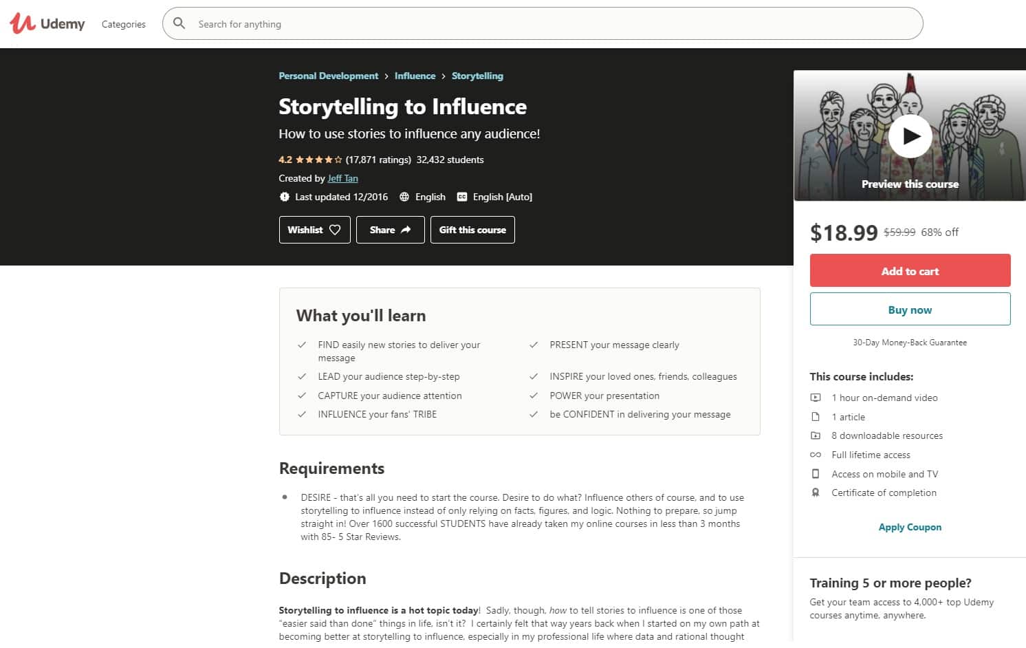 Udemy 1 Storytelling Lessons for Beginners