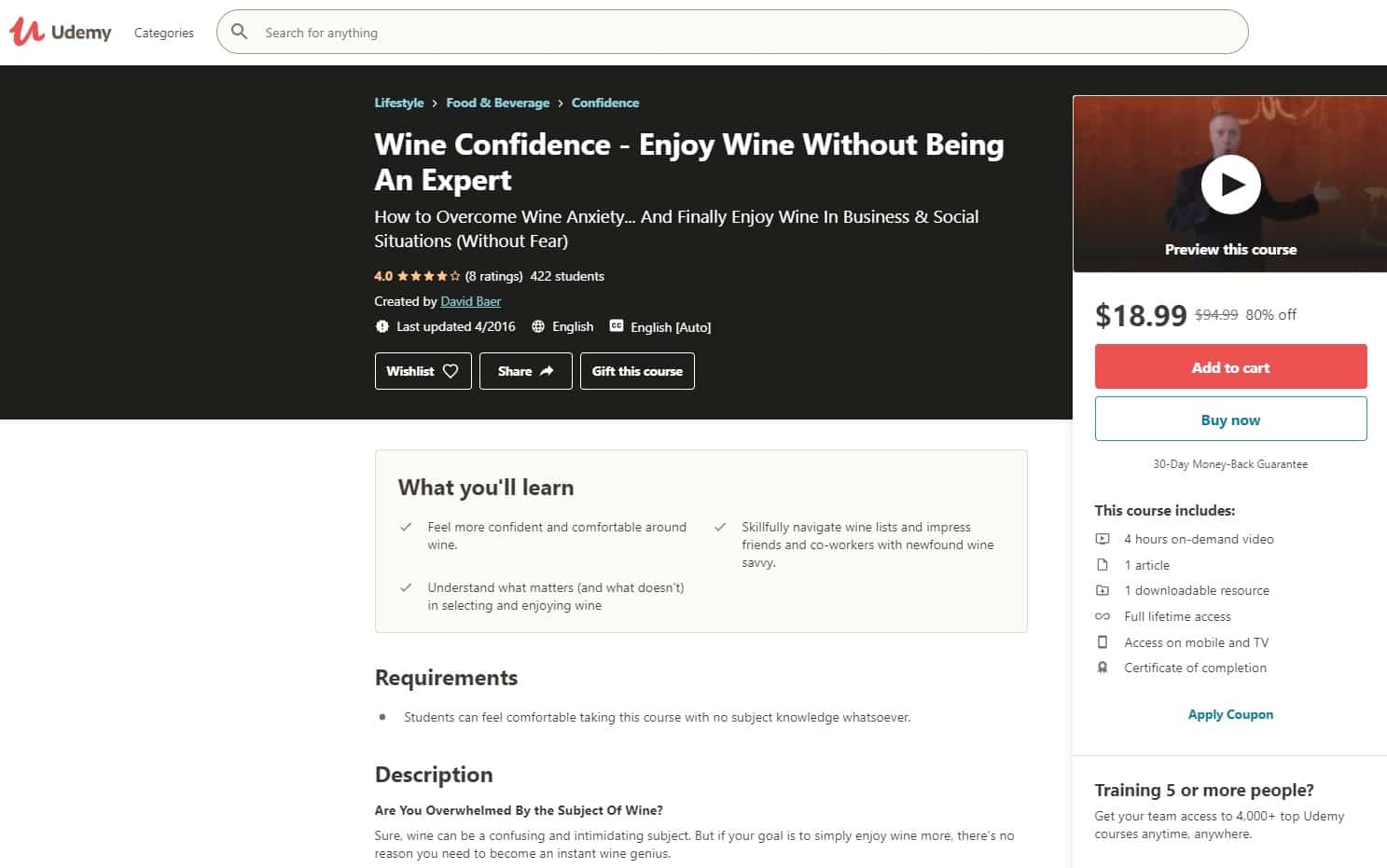 Udemy 1 Wine Appreciation Lessons for Beginners