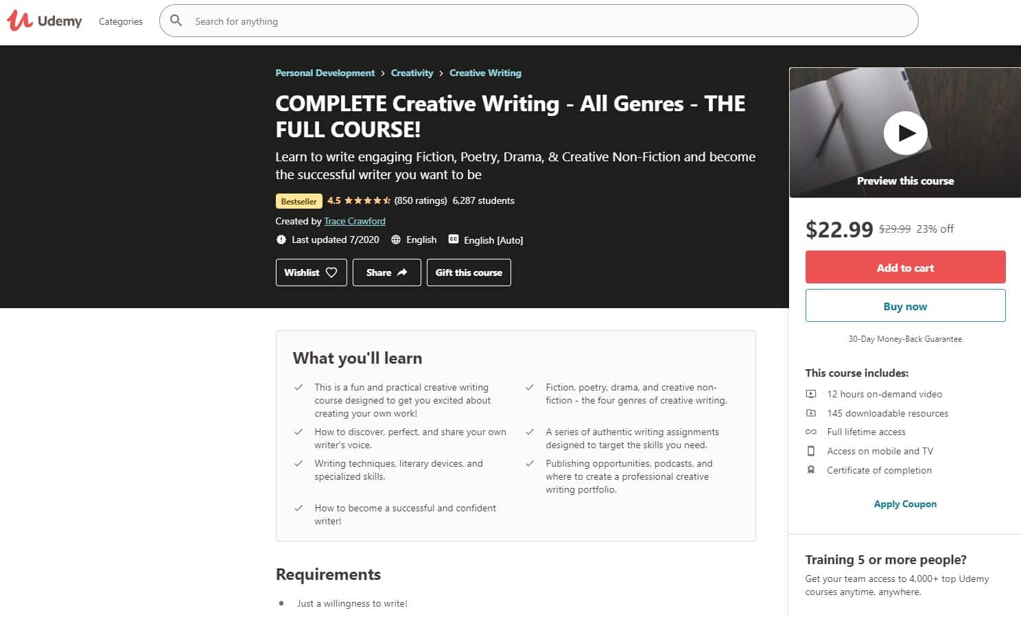 Udemy 3 Creativity Lessons for Beginners