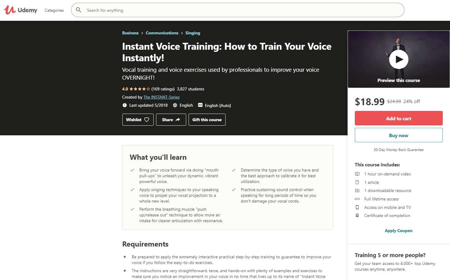 Udemy 4 Voice Lessons for Beginners