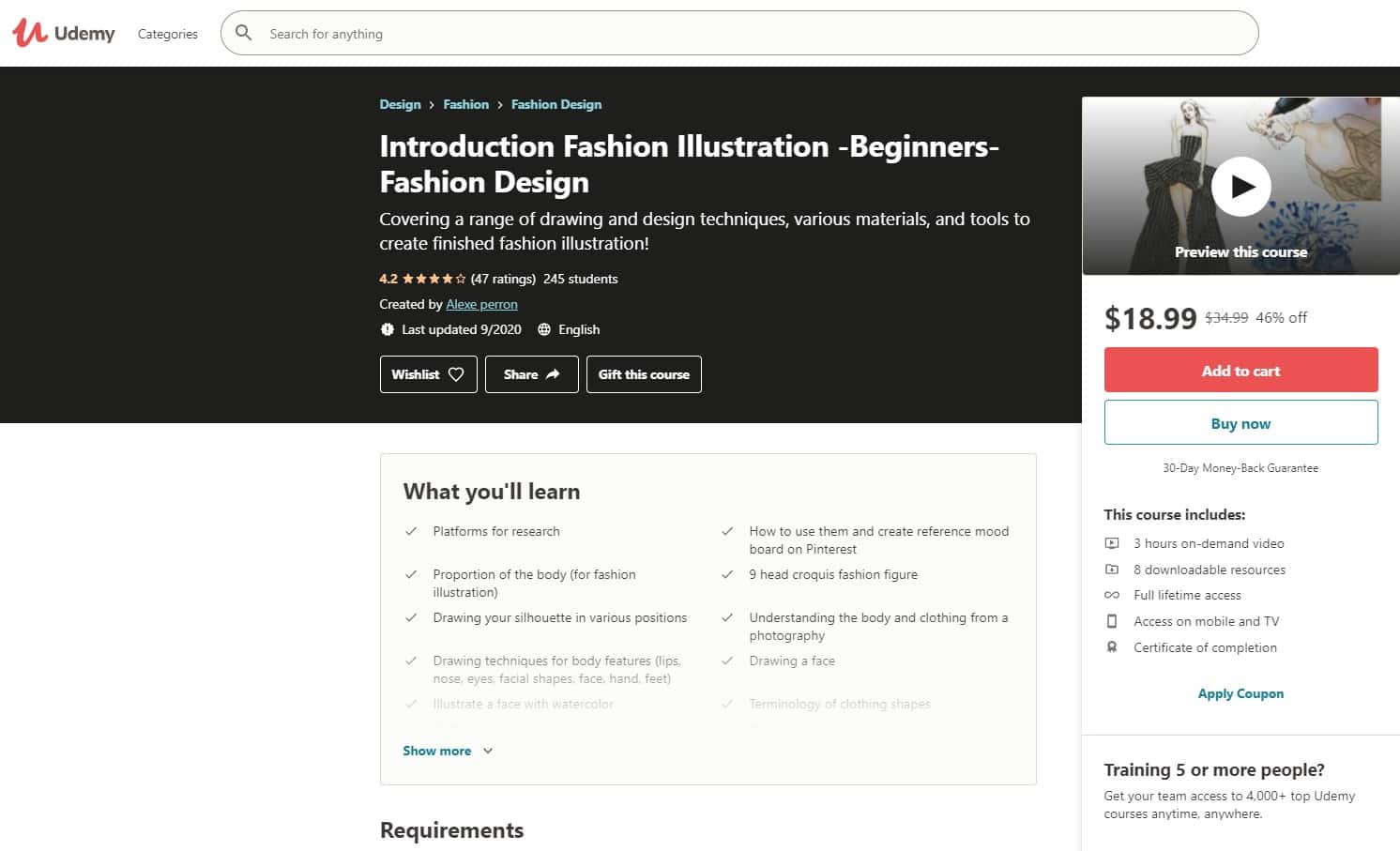 Udemy 6 Fashion Design Lessons for Beginners