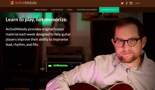 activemelody learn jazz guitar lessons online