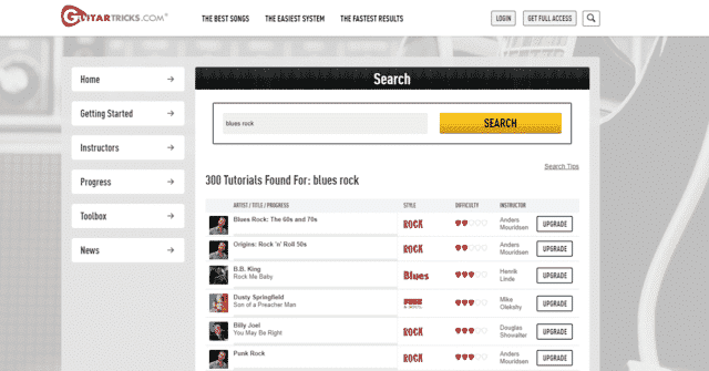 guitartricks learn blues rock guitar lessons online