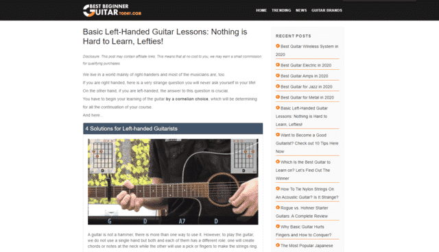 bestbeginnerguitartoday learn guitar left hand training lessons online