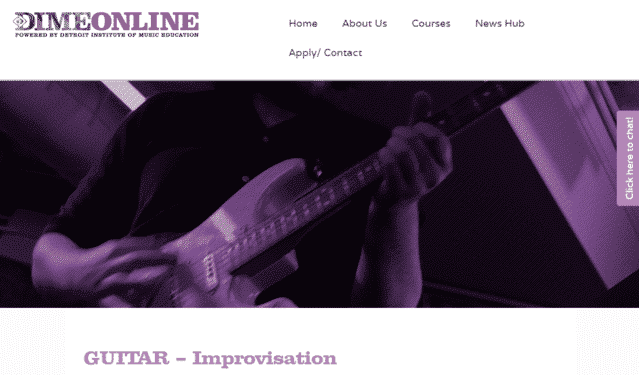 dimeonline learn guitar improvisation lessons online