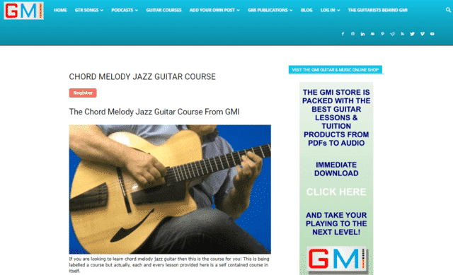 guitarandmusicinstitute learn guitar chord melody lessons online