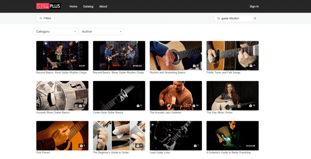 guitarcast learn rhythm guitar lessons online