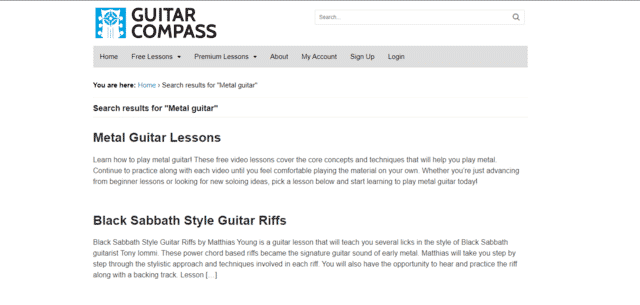guitarcompass learn hard rock metal guitar lessons online