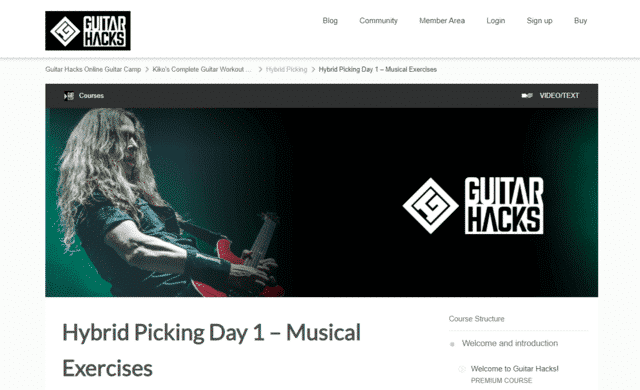 guitarhacks learn guitar hybrid picking lessons online