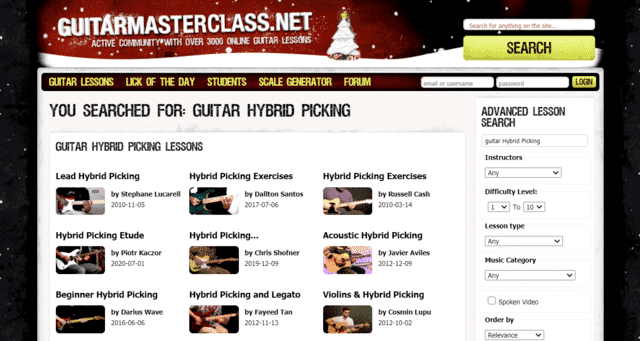 guitarmasterclass learn guitar hybrid picking lessons online