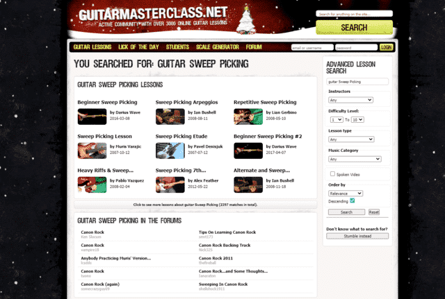 guitarmasterclass learn guitar sweep picking lessons online