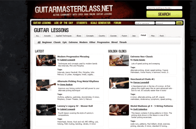 guitarmasterclass learn hard rock metal guitar lessons online