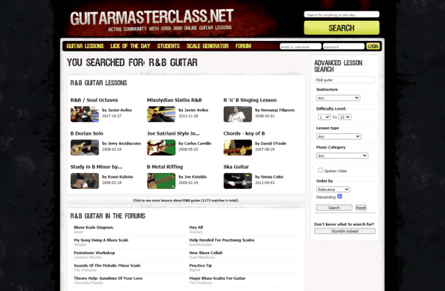 guitarmasterclass learn r&b soul guitar lessons online