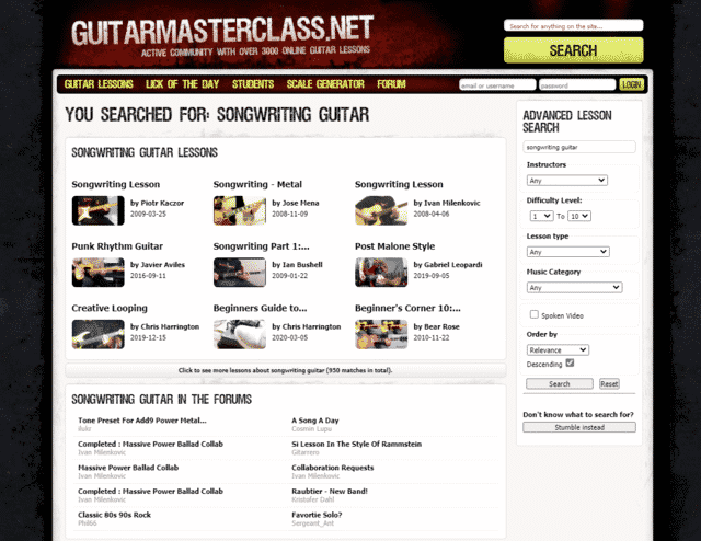 guitarmasterclass learn singer songwriter guitar lessons online