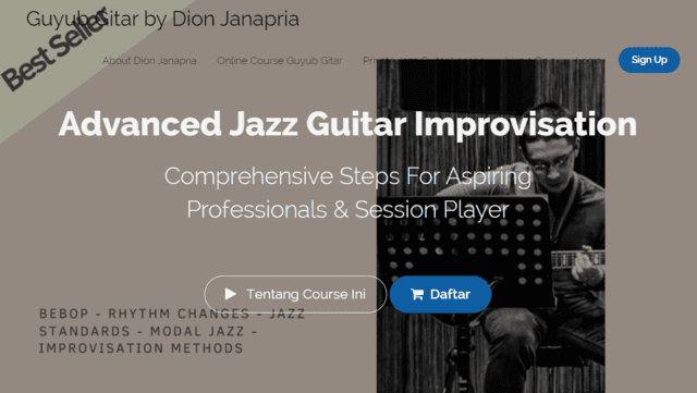 guyubgitarbydionjanapria learn guitar improvisation lessons online