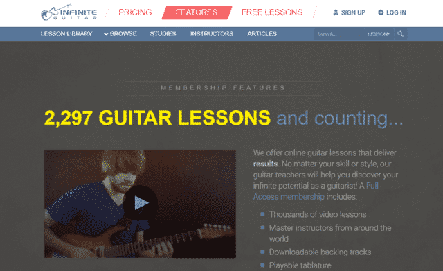 infiniteguitar learn guitar chord melody lessons online