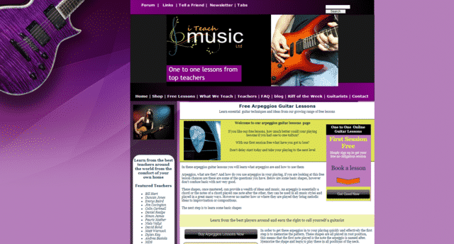 internetguitarlessons learn guitar arpeggios lessons online