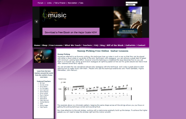 internetguitarlessons learn guitar sweep picking lessons online