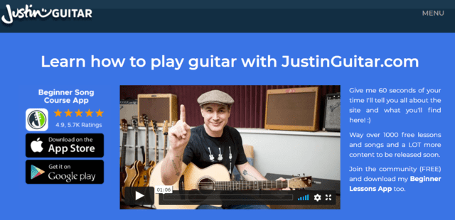 justinguitar learn country guitar lessons online