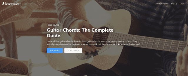 lessons learn guitar chords and progression lessons online