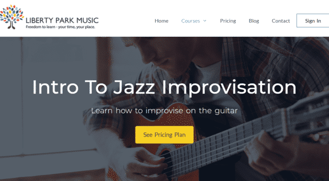 libertyparkmusic learn guitar improvisation lessons online