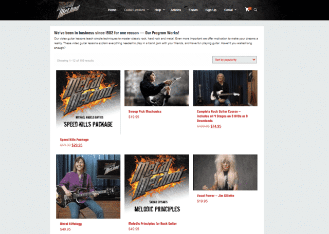 metalmethod learn hard rock metal guitar lessons online