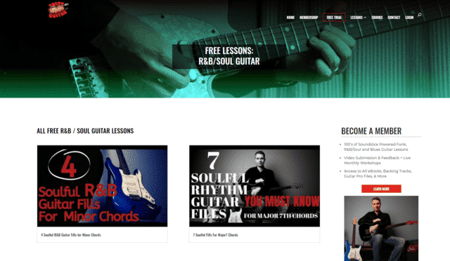 tastyguitar learn r&b soul guitar lessons online