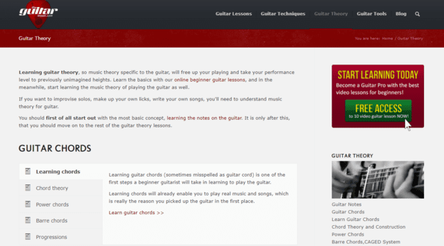 theguitarlesson learn guitar applied theory lessons online