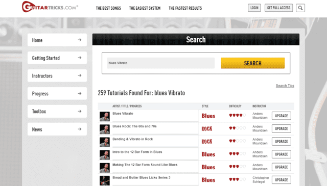 guitartricks learn guitar blues vibrato lessons online