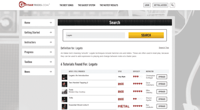 guitartricks learn guitar legato lessons online