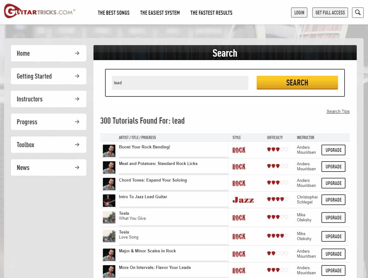 GuitarTricks Learn Lead Guitar Lessons Online