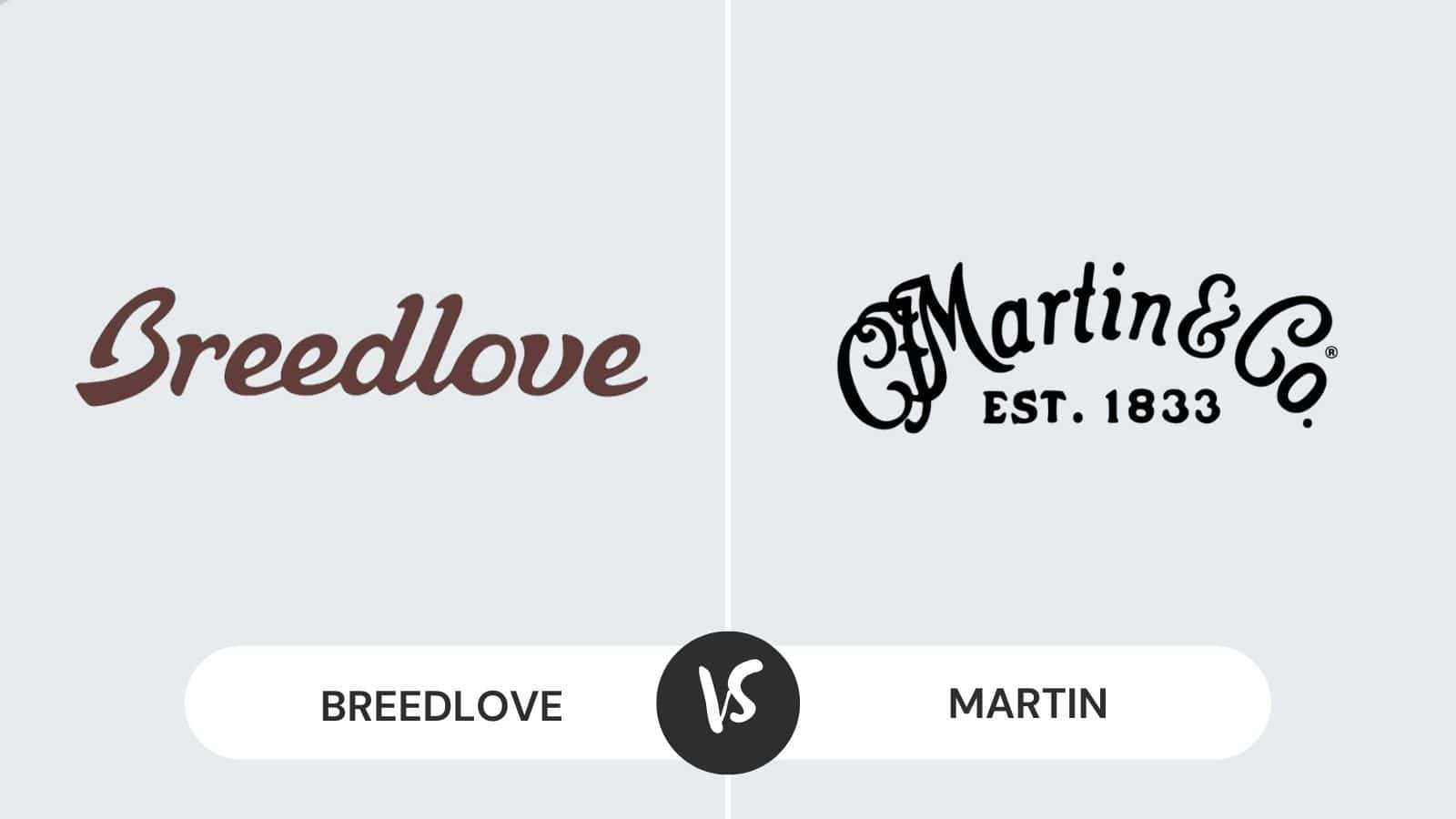 Breedlove vs Martin Guitar