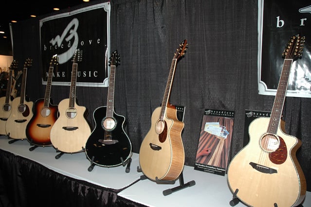 many Breedlove guitars