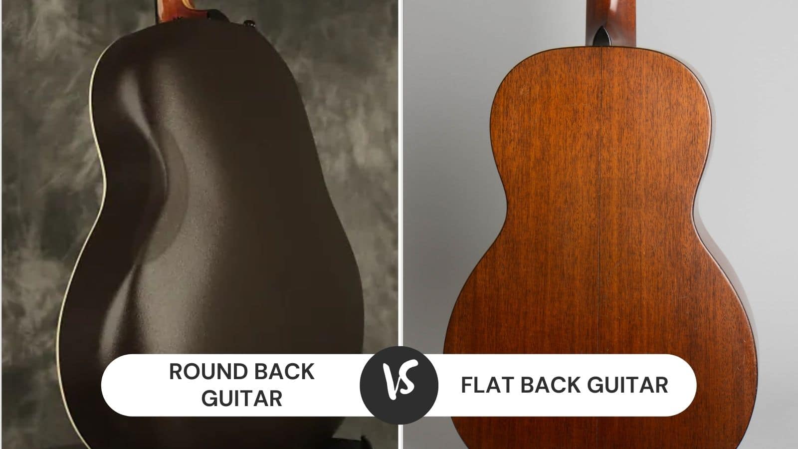 Round Back Guitar Vs Flat Back