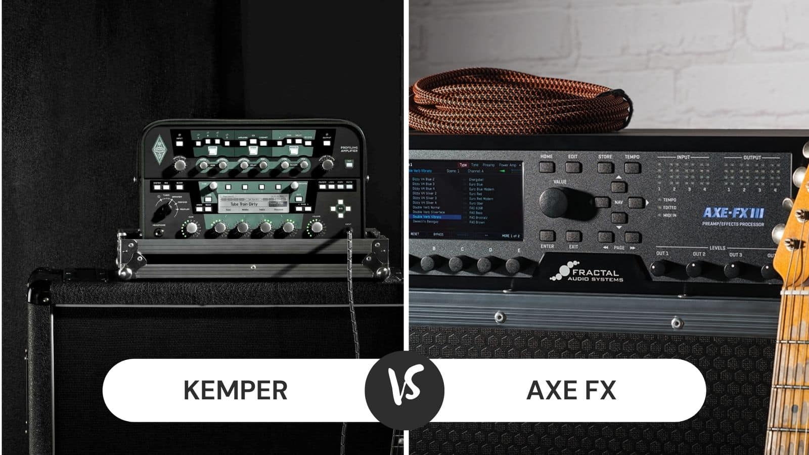 Kemper vs Axe FX