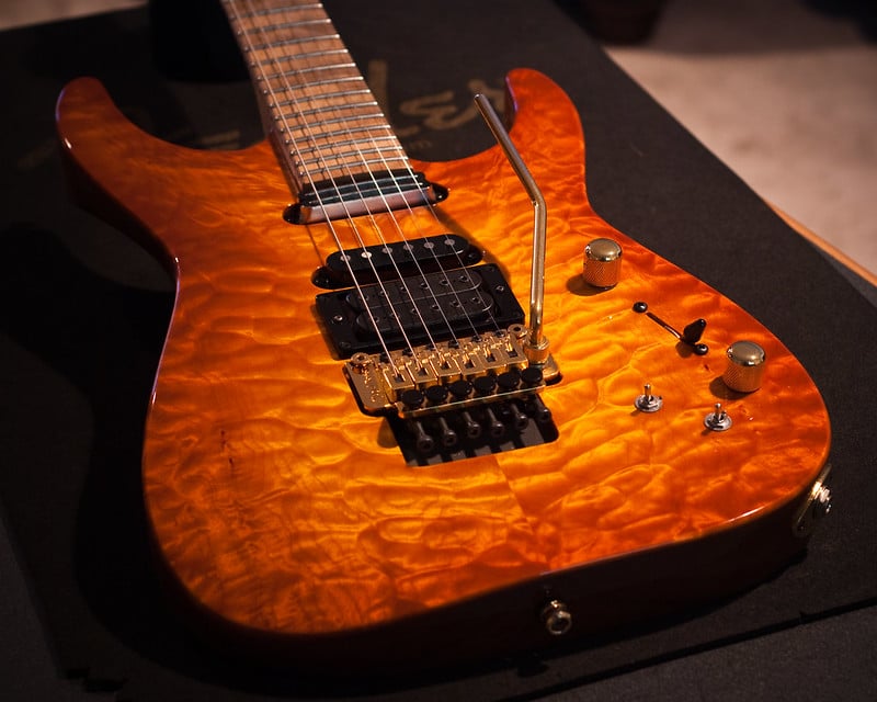 Koa Electric Guitar