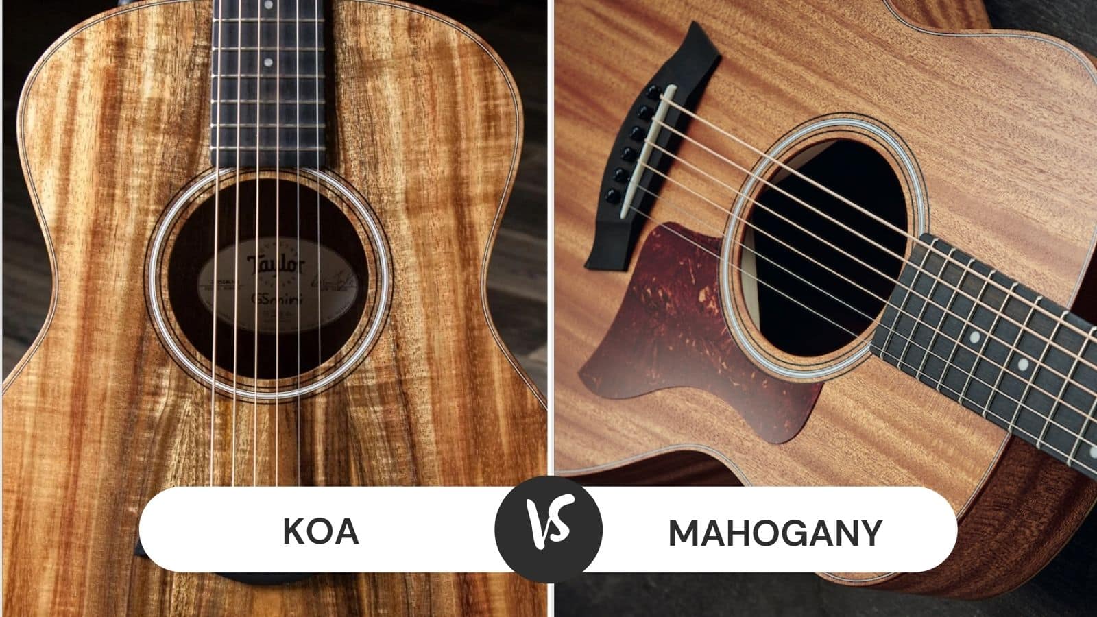 Koa vs Mahogany
