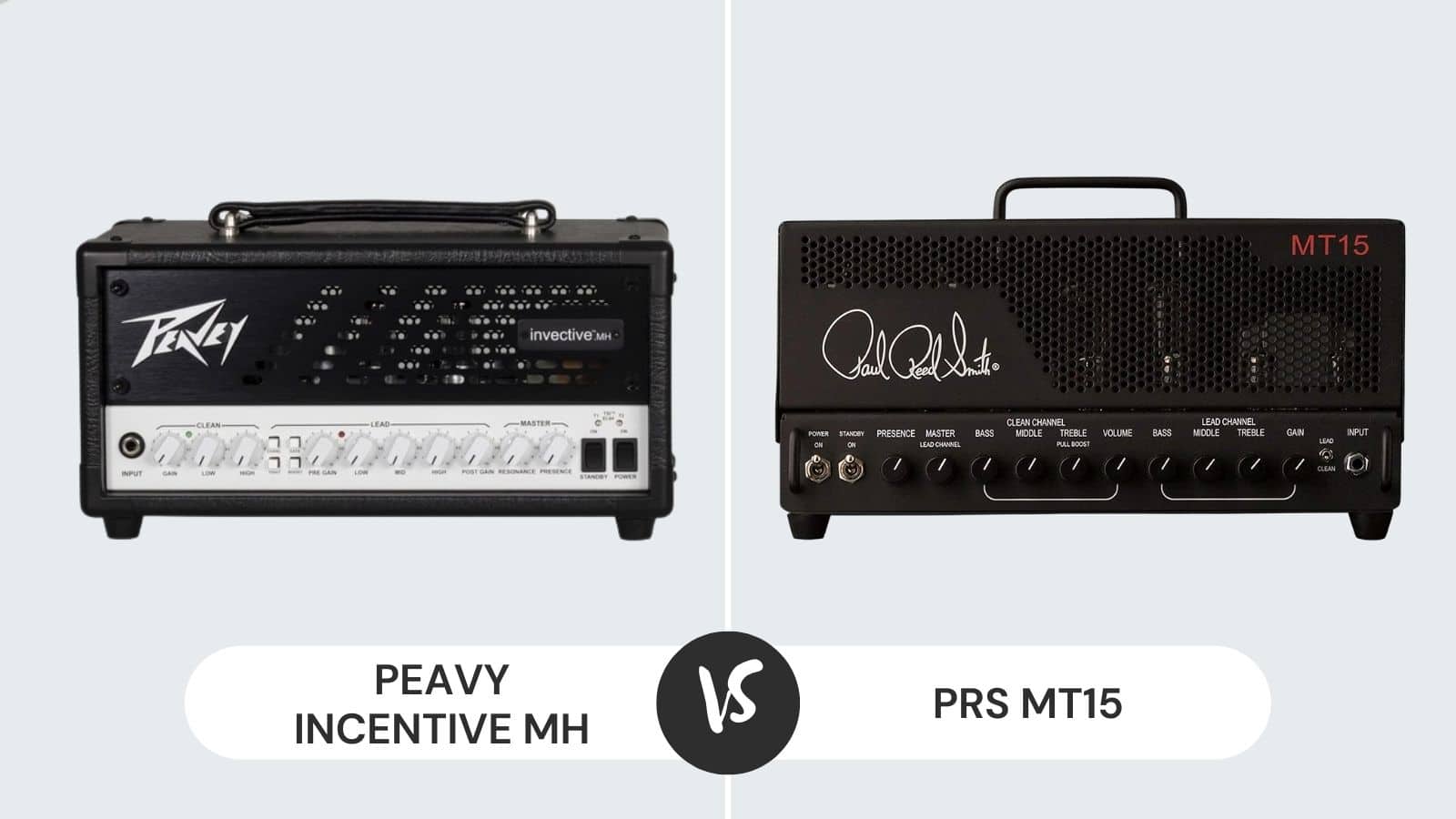 Peavey Invective MH vs PRS MT15