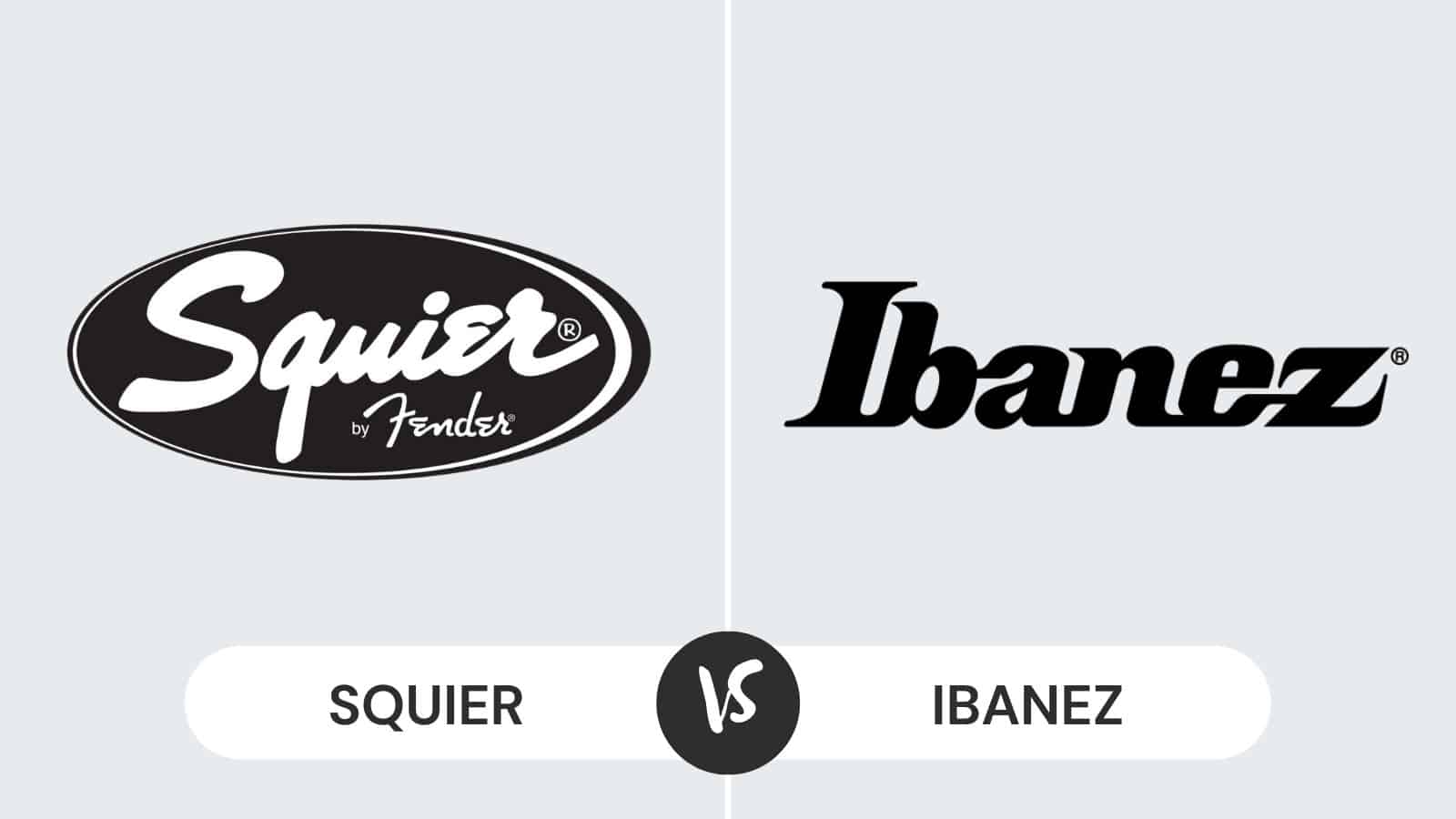 Squier vs ibanez