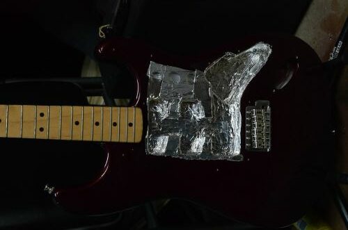 Aluminum Guitar Shielding