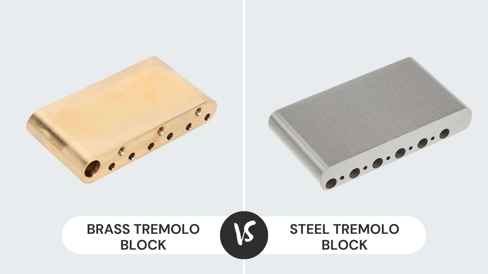 Brass vs Steel Tremolo Block
