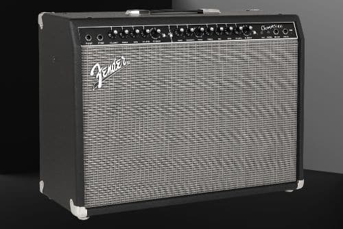 Fender amp side view