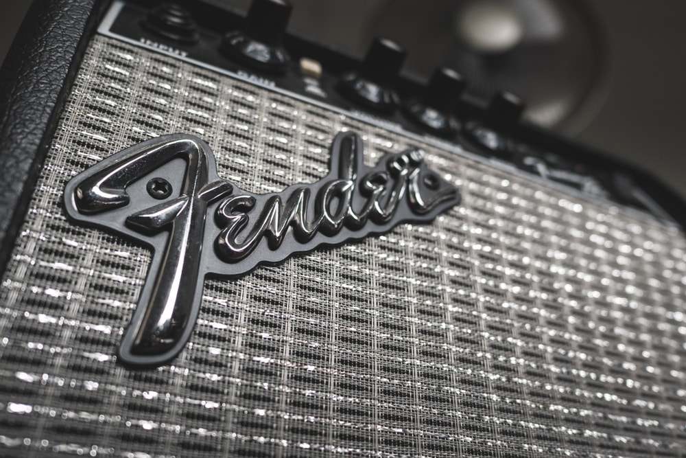 fender amp close-up