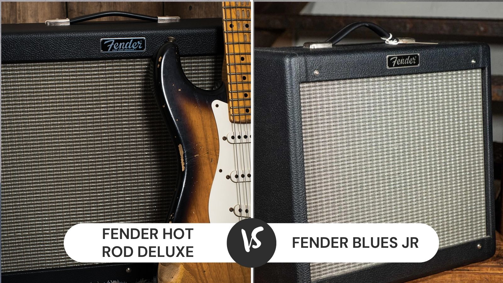 Fender Hot Rod Deluxe vs Blues JR