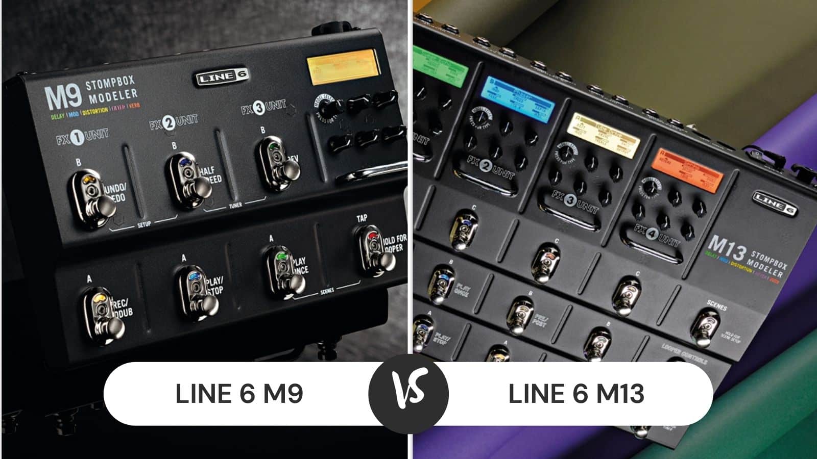 Line 6 M9 vs M13